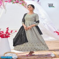 BLUE HILLS WALKWAY DUPATTA EDITION VOL 3 GOWN WITH DUPATTA CLASSIC PRINTS