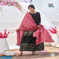 BLUE HILLS WALKWAY DUPATTA EDITION VOL 3 GOWN WITH DUPATTA CLASSIC PRINTS