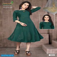 Kanha Kaynat Wholesale Anarkali Long Kurtis
