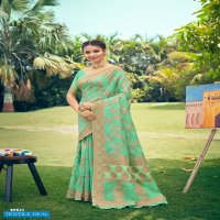 Revanta Shakti Wholesale Shopping Pure Silk Copper Zari Sarees
