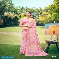 Revanta Shakti Wholesale Shopping Pure Silk Copper Zari Sarees