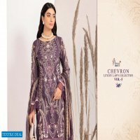SHREE FABS CHEVRON LUXURY LAWN VOL 5 PURE LAWN PAKISTANI SUITS