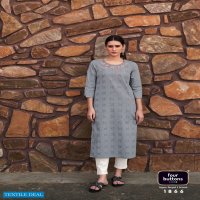FOUR BUTTONS BASIL 3 PURE COTTON FANCY KURTI