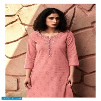 FOUR BUTTONS BASIL 3 PURE COTTON FANCY KURTI