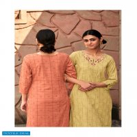 FOUR BUTTONS BASIL 3 PURE COTTON FANCY KURTI