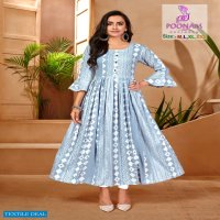 POONAM CRUSH PRINT VOL 2 FANCY DESIGNER GOWN COLLECTION