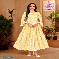 POONAM CRUSH PRINT VOL 2 FANCY DESIGNER GOWN COLLECTION