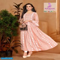 POONAM CRUSH PRINT VOL 2 FANCY DESIGNER GOWN COLLECTION