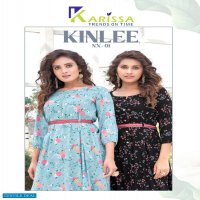 karissa Kinlee Nx Vol-1 Wholesale Long Kurti Catalogs
