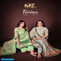 SKT Ferina Vol-2 Wholesale Cambric Digital Work Dress Material