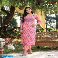 YOU Trend Vol-3 Wholesale Designer Kurti With Pants