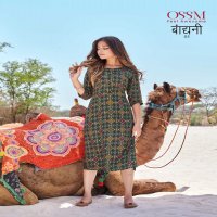OSSM Bandhani Wholesale Fancy Bandhani Wear Kurti