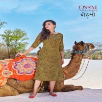 OSSM Bandhani Wholesale Fancy Bandhani Wear Kurti
