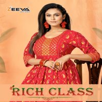 ZEEVA RICH CLASS RAYON EXCLUSIVE LOOK GHERA KURTI CATALOG