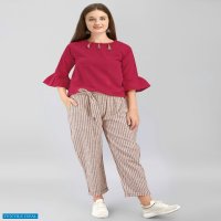 Mesmora 15 Khadi Pair Wholesale Kurti With Pant Pair