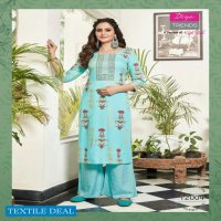 Diya Bibas Vol-12 Wholesale Kurti With Plazzo And Pant Pair Catalogs