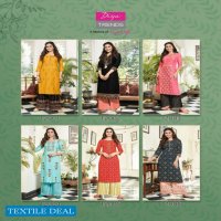 Diya Bibas Vol-12 Wholesale Kurti With Plazzo And Pant Pair Catalogs