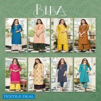 Diya Bibas Vol-12 Wholesale Kurti With Plazzo And Pant Pair Catalogs