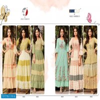 Anju Lime Light Wholesale Designer Anarkali Long Gown Kurtis