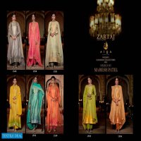 AIQA Zartaj Wholesale Pure Russian Woven With Digital Print Designer Salwar Suits