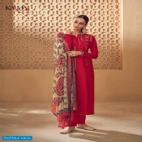 Karma Noor Vol-6 Wholesale Natural Crepe Embroidery Casual Salwar Suits