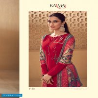 Karma Noor Vol-6 Wholesale Natural Crepe Embroidery Casual Salwar Suits