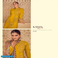Karma Noor Vol-6 Wholesale Natural Crepe Embroidery Casual Salwar Suits