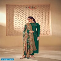 Karma Noor Vol-6 Wholesale Natural Crepe Embroidery Casual Salwar Suits