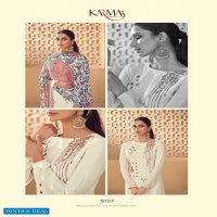 Karma Noor Vol-6 Wholesale Natural Crepe Embroidery Casual Salwar Suits