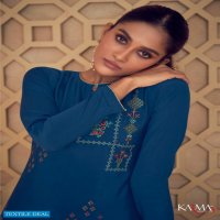 Karma Noor Vol-6 Wholesale Natural Crepe Embroidery Casual Salwar Suits