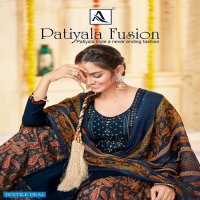 Alok Patiyala Fusion Wholesale Pure Viscose Reyon Dress Material