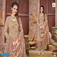 Alok Patiyala Babes Wholesale Pure Cotton Self print And Work Dress Material
