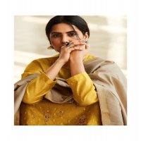 Varsha Jiyanshi Wholesale Chanderi Woven With Work Salwar Suits
