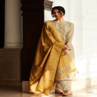 Varsha Jiyanshi Wholesale Chanderi Woven With Work Salwar Suits