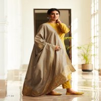 Varsha Jiyanshi Wholesale Chanderi Woven With Work Salwar Suits