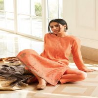 Varsha Jiyanshi Wholesale Chanderi Woven With Work Salwar Suits