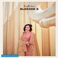 Radhika Azara Blossom Vol-8 Wholesale Blossom Cotton Dress Material