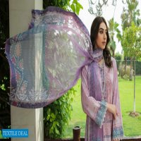 Nureh Gardenia Unstitched Embroidered Lawn Collection Pakistani Suits