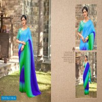 YNF OMBRE PLEATED WHOLESALE SILK FABRICS SAREES