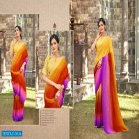 YNF OMBRE PLEATED WHOLESALE SILK FABRICS SAREES