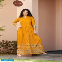 SEHNAAZ VOL 5 BY RANGJYOT RAYON DESIGNER LONG GOWN COLLECTION