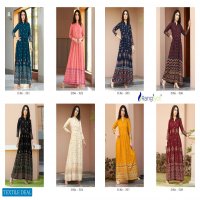 SEHNAAZ VOL 5 BY RANGJYOT RAYON DESIGNER LONG GOWN COLLECTION
