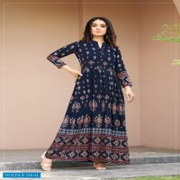 SEHNAAZ VOL 5 BY RANGJYOT RAYON DESIGNER LONG GOWN COLLECTION