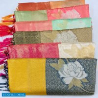 KSHIMMER SILK BY RAJTEX 226001-226006 SERIES HANDLOOM WEAVING PARTY WEAR SAREE
