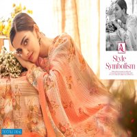 Alok Lotus Wholesale Pure Zam Cotton Swaroski Diamond Work Dress material
