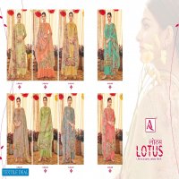 Alok Lotus Wholesale Pure Zam Cotton Swaroski Diamond Work Dress material