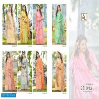 Alok Olivia Wholesale Shopping Pure Muslin Chiffli Work Dress Material