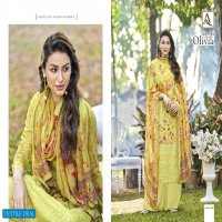 Alok Olivia Wholesale Shopping Pure Muslin Chiffli Work Dress Material