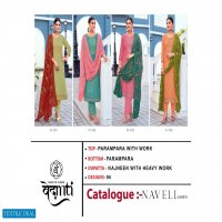 Vedanti Naveli Light Wholesale Parampara With Work Dress Material