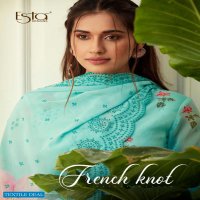 Esta French Knot Wholesale Georgette With Knot Work Salwar Suits
